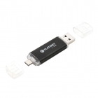 Flash Drive Platinet USB 2.0 AX-Depo + Micro USB 64GB Black
