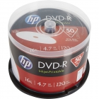 DVD-R HP 16x 4,7GB Printable Pack CakeBox50