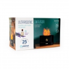 PLATINET FLAME AROMA DIFFUSER HUMIDIFIER 180ML 4,5W BLACK + 10 ML LAVENDER ESSENTIAL OIL