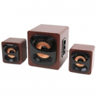 Ηχεία OMEGA 2.1 WOOD 15W (0G-21W)