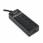 OMEGA USB 3.0 HUB 4 PORT BLACK