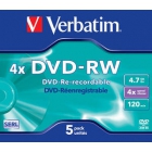 VERBATIM DVD-RW 4x 4.7GB Jewel.Case