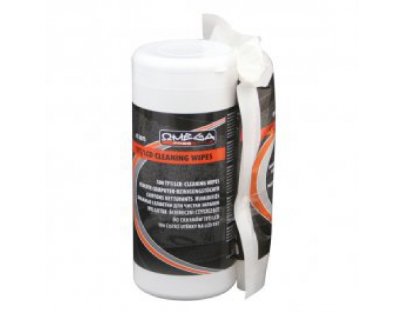 OMEGA WET SCREEN CLEANING TISSUES 100+100PCS
