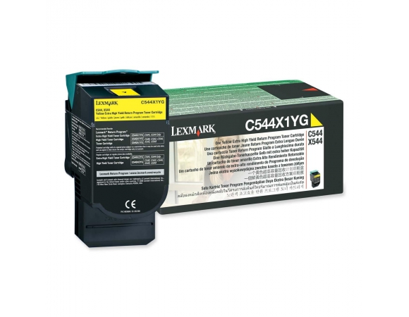 Toner Lexmark Yellow (C544X1Y) 4K