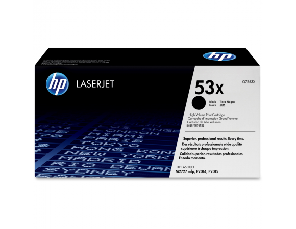 Toner HP LaserJet 53X Black (Q7553X) 7K