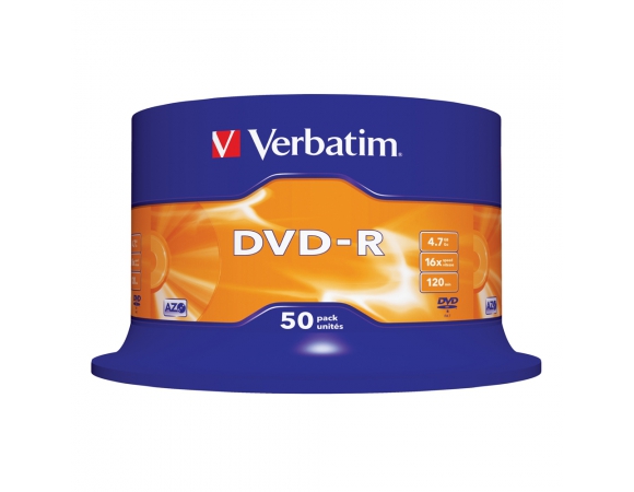 Verbatim DVD-R 16x 4,7GB CakeBox50