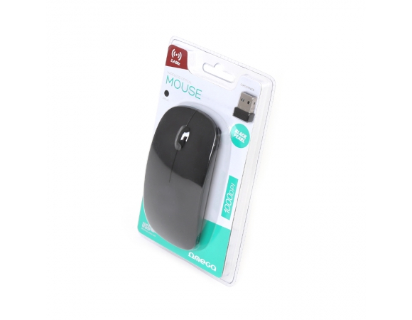 MOUSE OMEGA  OM-414 WIRELESS 2,4GHz 1600DPI BLACK PEARL