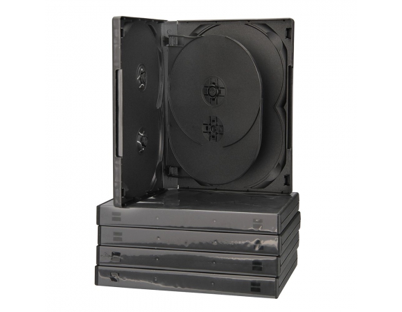 Θήκη DVD Μαύρη 8απλη