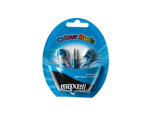 Earphones Maxell Colour Budz Blue