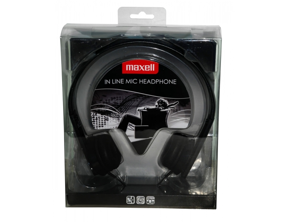 Headphones Maxell & Microphone Black