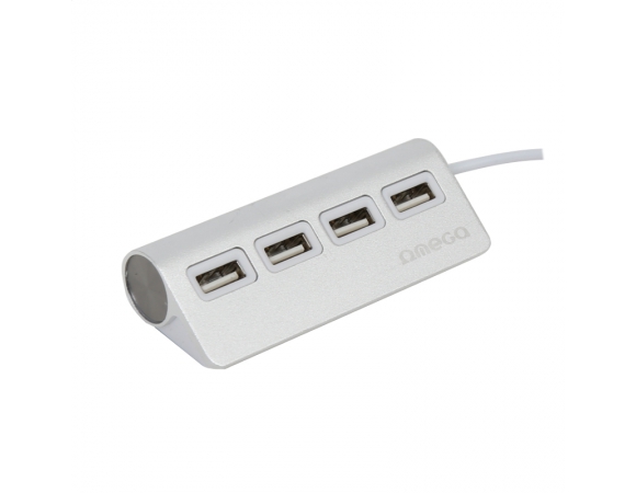 HUB OMEGA USB 2.0 4 PORT ALUMINIUM