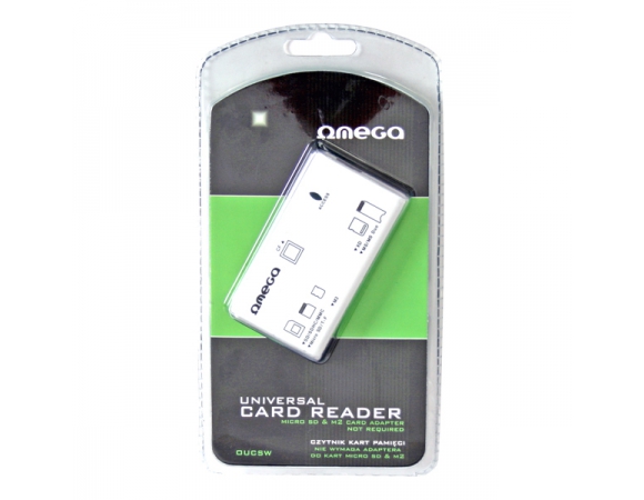 CARD READER OMEGA ALL IN ONE WHITE (R-034)