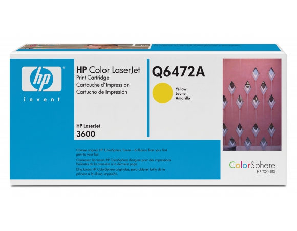 Toner HP 502A Yellow (Q6472A) 4K