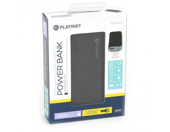 Power Bank Platinet 4400 mAh + Micro USB Cable