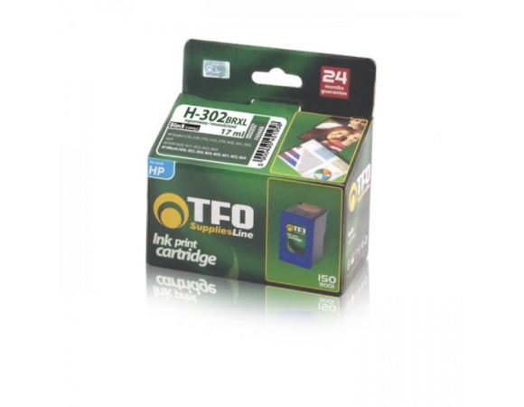 INK TFO συμβατό με HP 302 XL Black (F6U68AE)