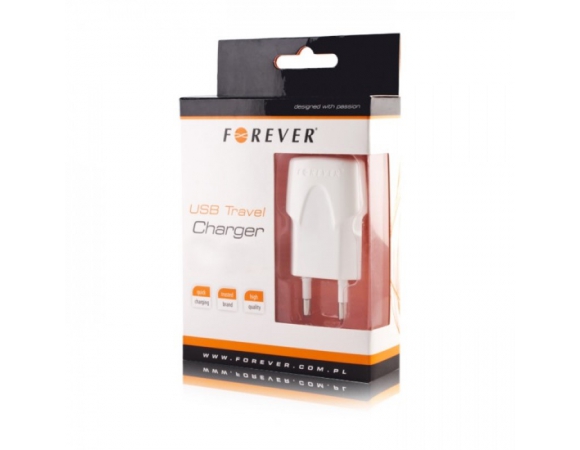 Travel Charger Forever 1A + Lightning cable