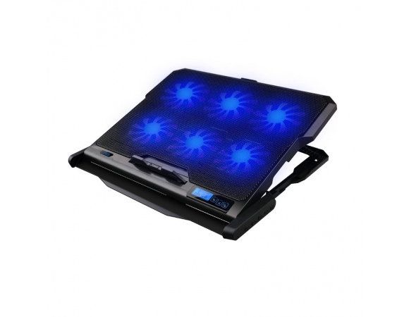 Cooler Pad OMEGA Laptop 6x Fans Cool Wave Black