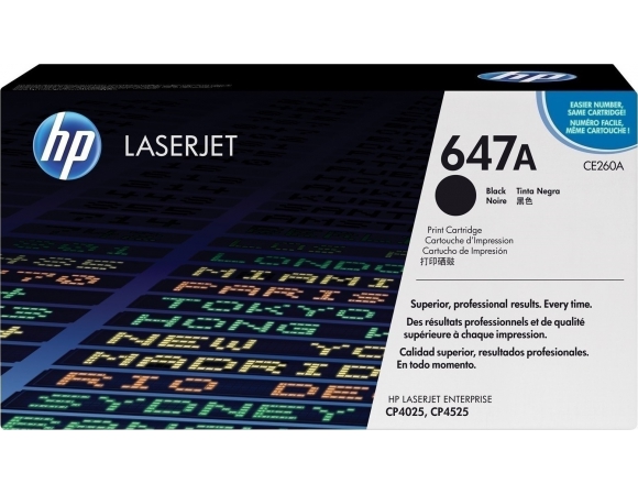 Toner HP  647A Black  (CE260A) 8.5K
