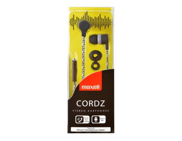 Earphones Maxell CORDZ Black