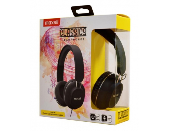 Headphones Maxell Classics Black MXH-HP250