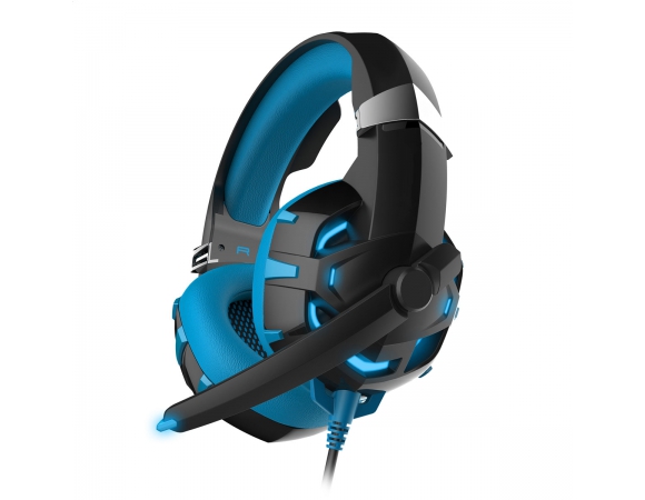 Headset OMEGA VARR Pro-Gaming Stereo  HI-FI Mic  LED Blacklight Blue OVH5055BL