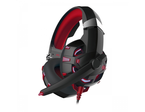 Headset OMEGA VARR Pro-Gaming Stereo HI-FI Mic LED Blacklight Red OVH5055R