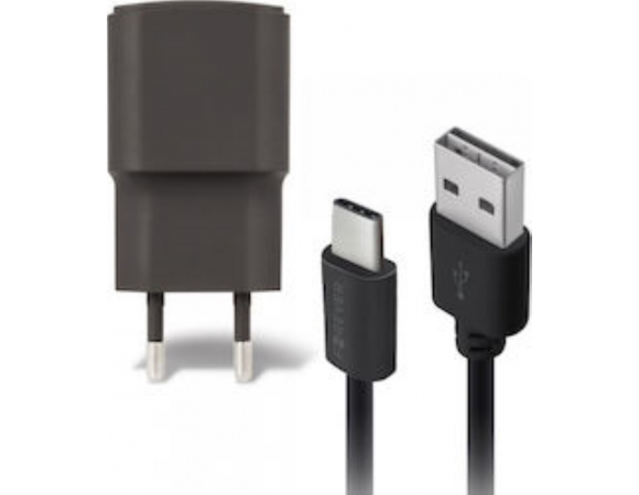 Wall Charger Forever with Micro USB 1A Black
