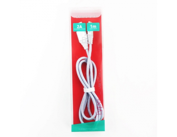 Cable OMEGA Metal Type-C 1.8A