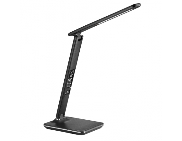 Desk Lamp PLATINET Business με δείκτη ώρας και θερμοκρασίας και θύρα φόρτισης Usb