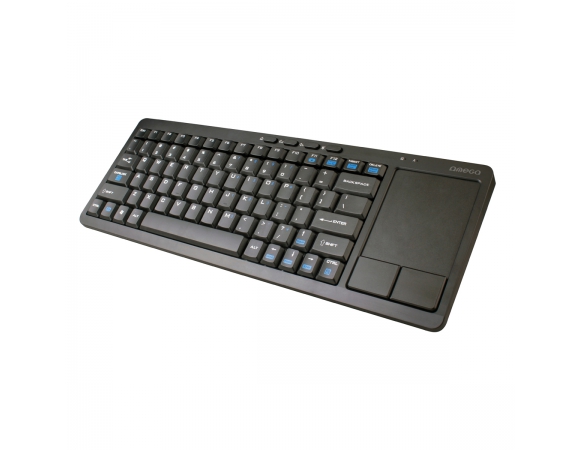 Keyboard Wireless US OMEGA For Smart TV Black + Touchpad