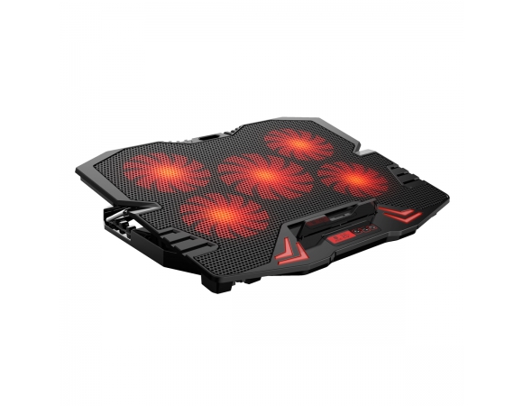 Cooler Pad Omega LCD Screen Black-Red Light