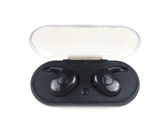 Earphones Freestyle Bluetooth V5.0 + Charging Station FS1083 Black