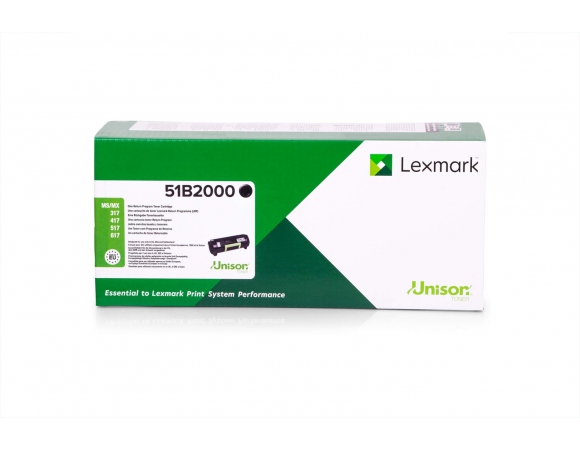 Toner Lexmark 51B2000 Black Toner (51B2000) 2.500 Σελ