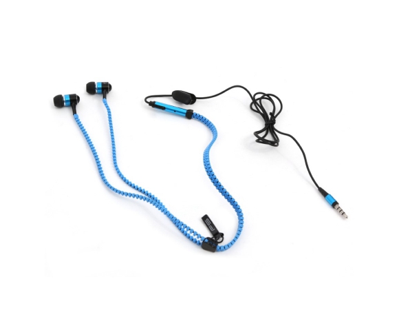 EARPHONES FREESTYLE ZIP + MIC FH2111 BLUE [41799]