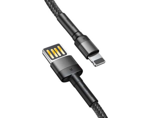 Cable Baseus Double Side 8-pin Cafule Gray-Black 2,4A