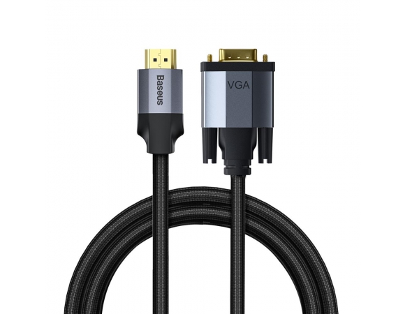 Cable Baseus Enjoyment HDMI to VGA Dark Gray 1m
