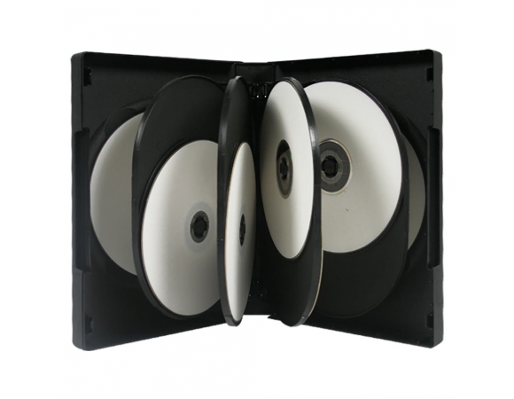 Θήκη DVD Μαύρη 10απλή