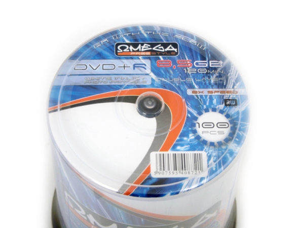 Omega +DL 8x 8.5GB Printable Full Face