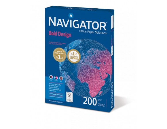 Paper A4 NAVIGATOR (Bold Design) 200γρ. 150Φ