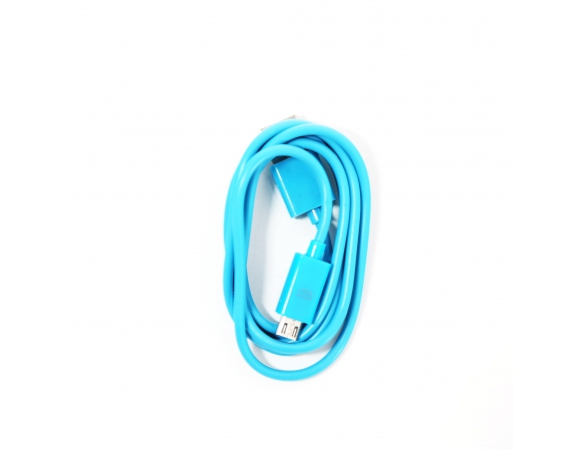 USB Cable Omega PVC Micro-USB & Data Poly Cable 1m Blue