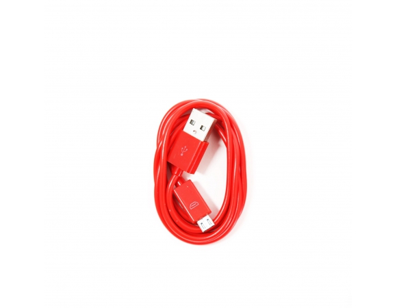 USB Cable Omega PVC Micro-USB & Data Poly Cable 1m Red
