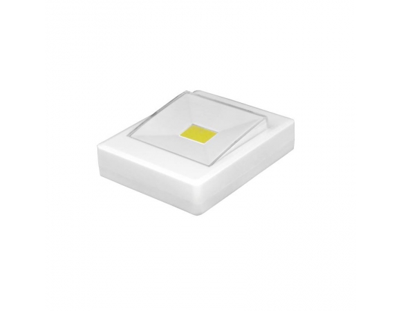 Wall Lamp LTC Switch LED Cob 1w Bat. 3xAAA +Magnet/Sticker