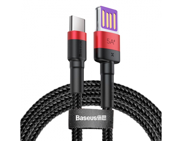 USB Cable HW QC Baseus Type-C 40W 1m Red-Black