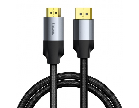 Adapter Baseus Enjoyment Display Port to HDMI 1m Dark Gray 4K