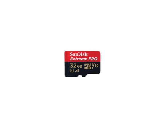 MicroSDHC Sandisk Extreme Pro 32GB 100/90MB/s UHS-I U3 + adapter