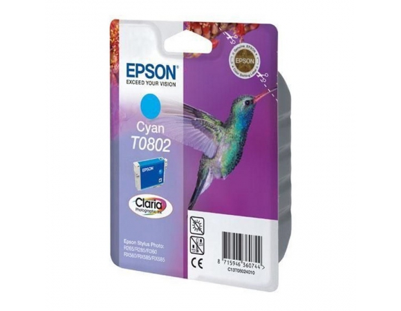 Μελάνι Epson T0802 Cyan