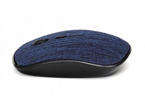 Mouse Omega Wireless 2,4GHz OM-0431W 1000/1200 / 1600DPI Fabric Brainded Blue