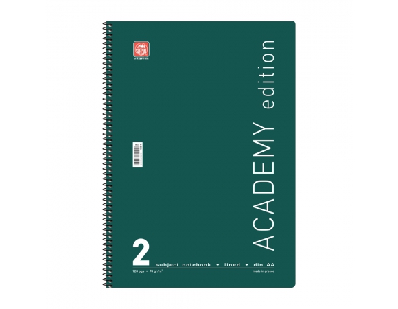 Τετράδιο SPECIAL Academy σπιράλ 2 θεμ. Α4/21Χ29,7 Πράσινο