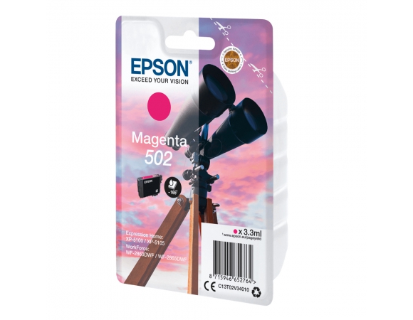 Μελάνι Epson 502 Magenta (C13T02V34010)