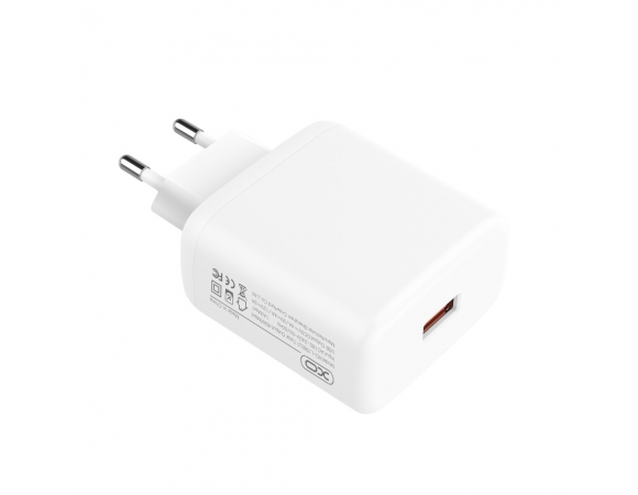 Wall Charger XO L79 QC 3.0 40W 1x USB White